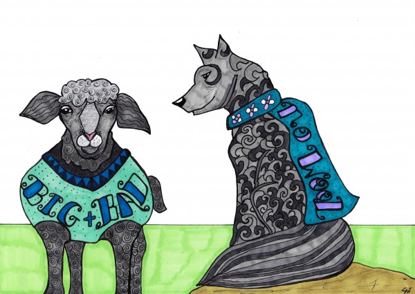 Sheep in wolfs clothing Print